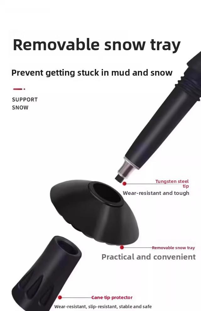 Hiking poles trekking poles ultralight telescopic folding outdoor hiking sticks walking sticks climbing gear non-slip hiking poles trekking poles