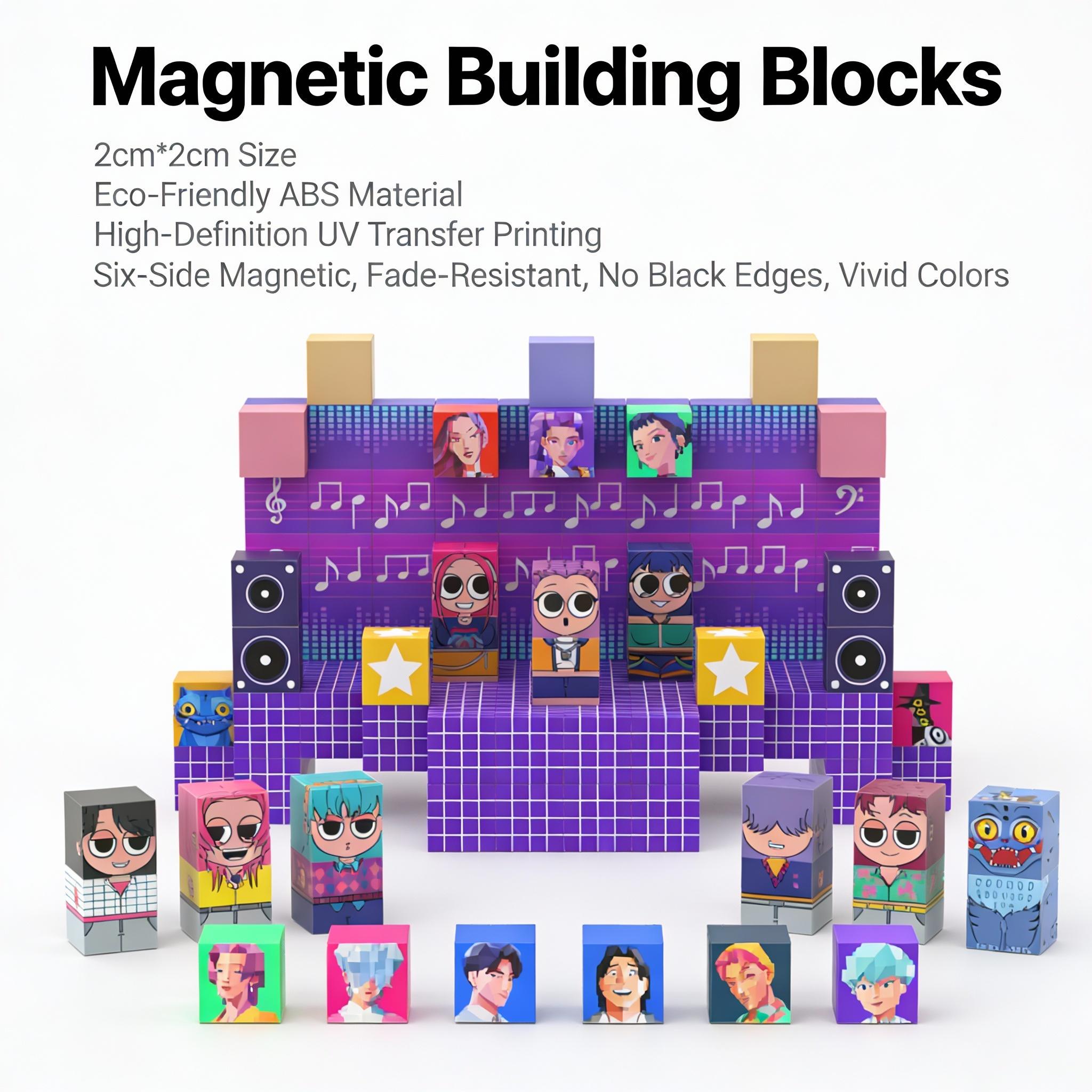 150PCS K-Pop Hunter Girl Magnetic Building Blocks for Kids, Educational & Creative Play Stable & Easy Assembly, Perfect for Ages 3+ STEM Montessori Children Sensory Toys Gift Magnet Building Assembly Puzzle ToyBest-selling accessories 150PCS K-Pop Hunter Girl Magnetic Building Blocks for Kids, Educational & Creative Play Stable & Easy Assembly, Perfect for Ages 3+ STEM Montessori Children Sensory Toys Gift Magnet Building Assembly Puzzle ToyBest-selling accessories