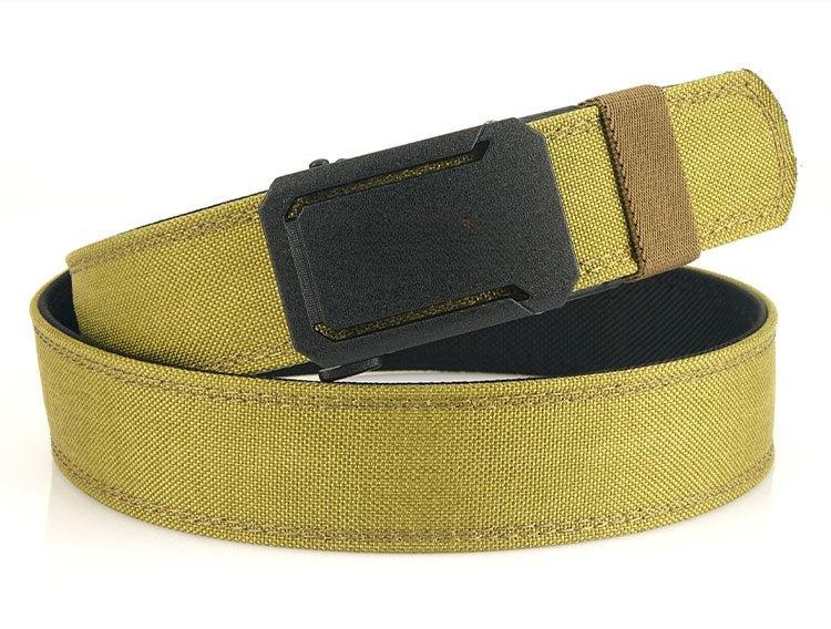 Belt 1.75" Stretch Ratchet Nylon Belt Reinforced Buckle Sport Belts CCW Belts, men's and women's tactical belt, outdoor hunting tactical belt, tactical automatic buckle men's belt