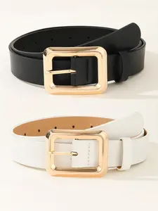 2pcs Women's Fashion Casual Waist Belt, Slimming Design, Versatile for Dresses, Shirts, Coats, Pants, Perfect for Daily Wear, Gift Idea