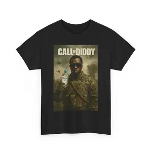 Call of Diddy - Funny Diddy Baby Oil Meme  Cotton Shirt, 90s Graphic Tee Streetwear star