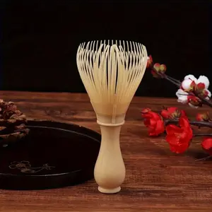Easy-Clean Matcha Whisk - Detachable, Mold-Resistant Tea Ceremony Tool with Round Handle for Perfectly Stirred Matcha Powder