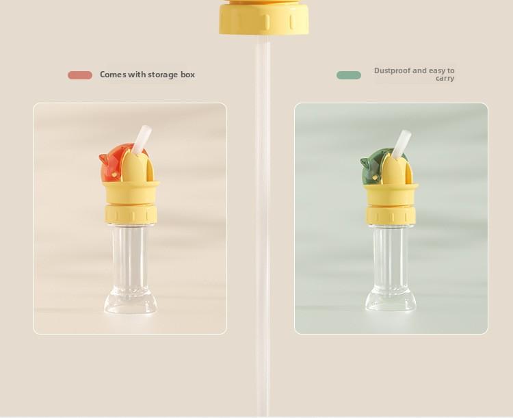 1 Pack Kids Water Bottle Spout Conversion Cap with Straw |     Universal Fit for Juice & Water Bottles |     Spill-Pro |   Spill-Proof Flip Top Cover for Toddlers & Children