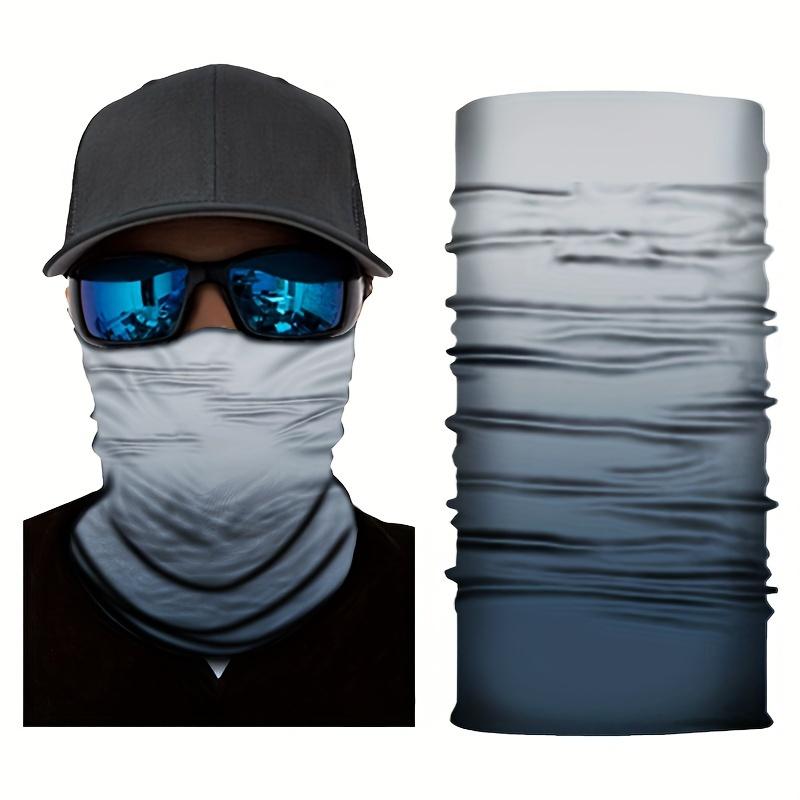 A Gradient Outdoor White Raw Riding Mask Seamless Polyester Multifunctional Magic Headscarf