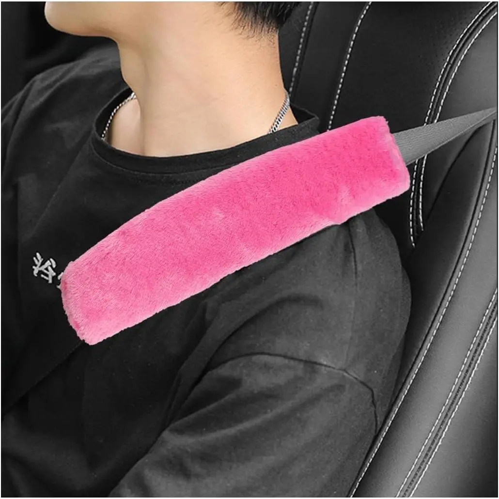 2 count  Seat Belt Cover Pad, Soft Auto Seatbelt Protector for a  Comfortable Driving,  Plush Seatbelt  Pad for   and Backpack,  Accessories ()
