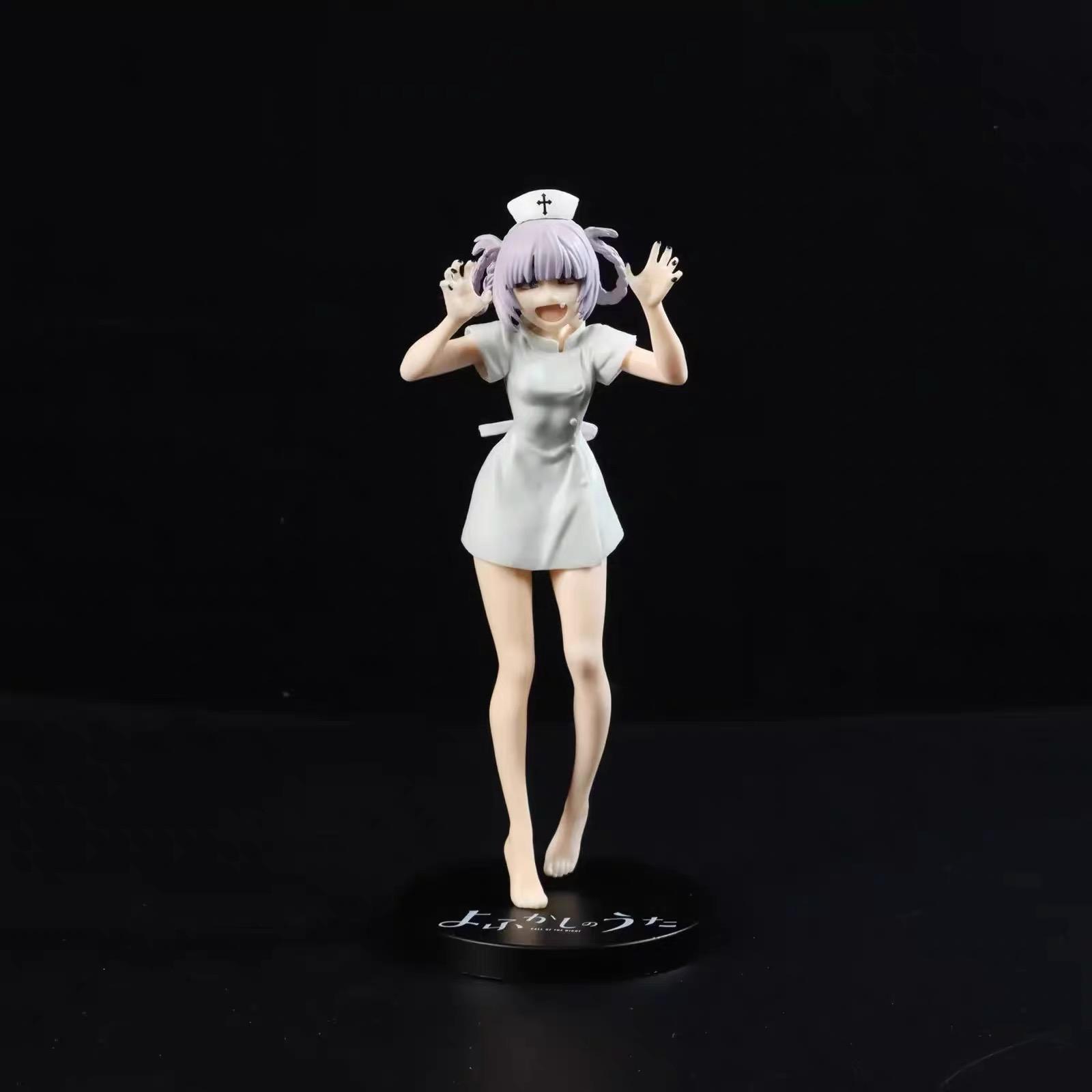 Hot 18cm Anime Call Of The Night Nanakusa Nazuna Vampire Nurse PVC Action Figure Collection Model Doll Ornaments Toys Gift