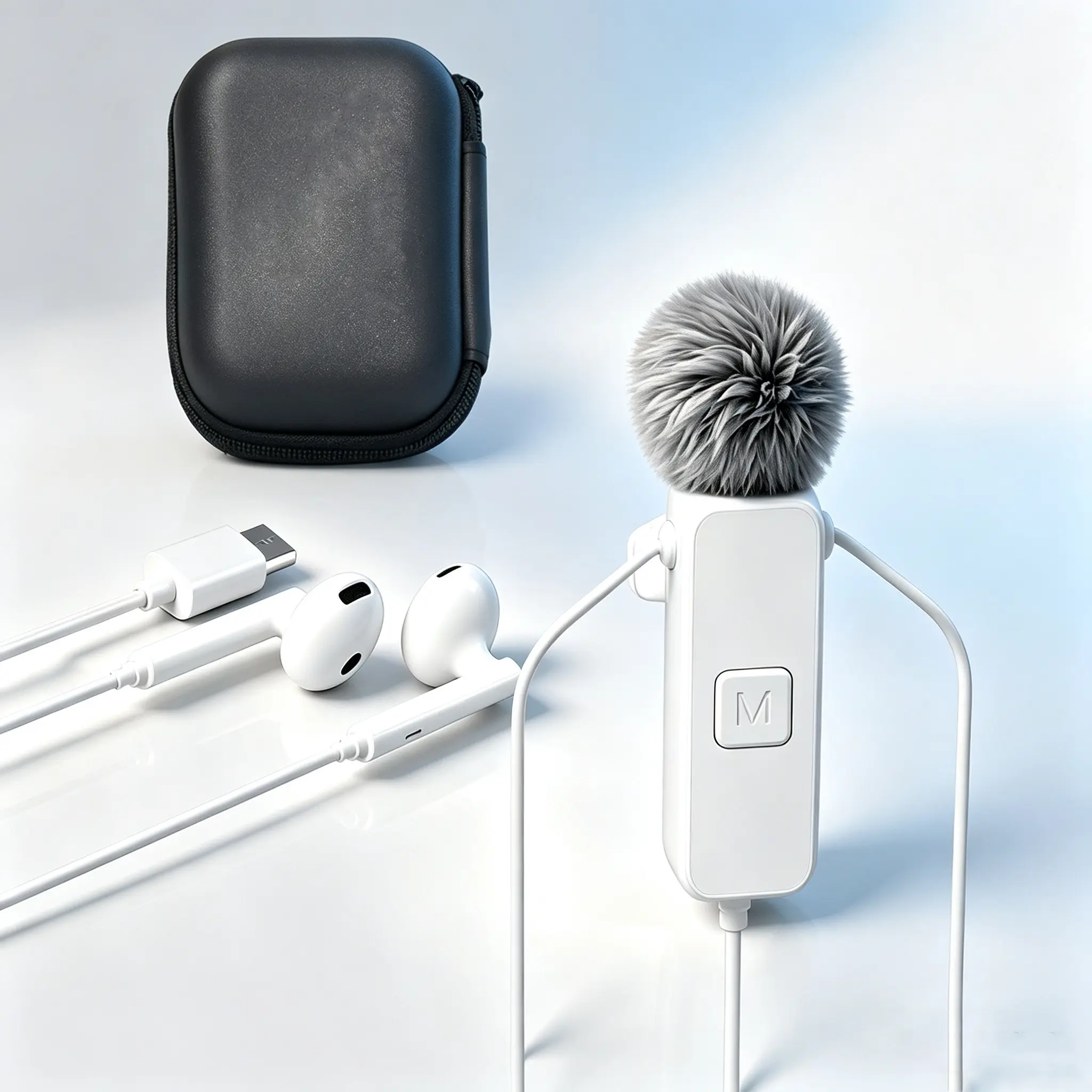 Karaoke Headset with Real-Time In-Ear Monitoring and Microphone, 79 Voice Effects, Dust-Proof, Wired Earbuds, 2 Live Modes
