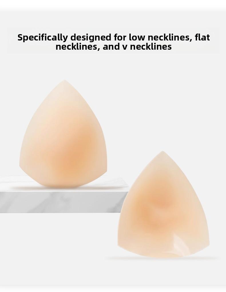 Triangle Nipple Covers | Seamless No-Edge Lift Bra Inserts | 100x Reusable Invisible Coverage