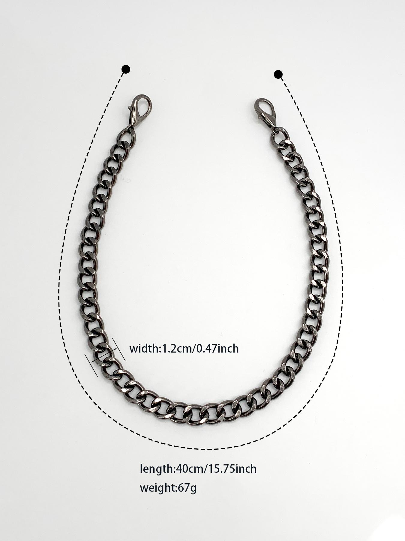 Unisex Street Style Chain Bag Strap, 2024 New Style Fashionable Bag Strap for Women & Men, Trendy All-match Bag Accessories for Bag Diy Decoration