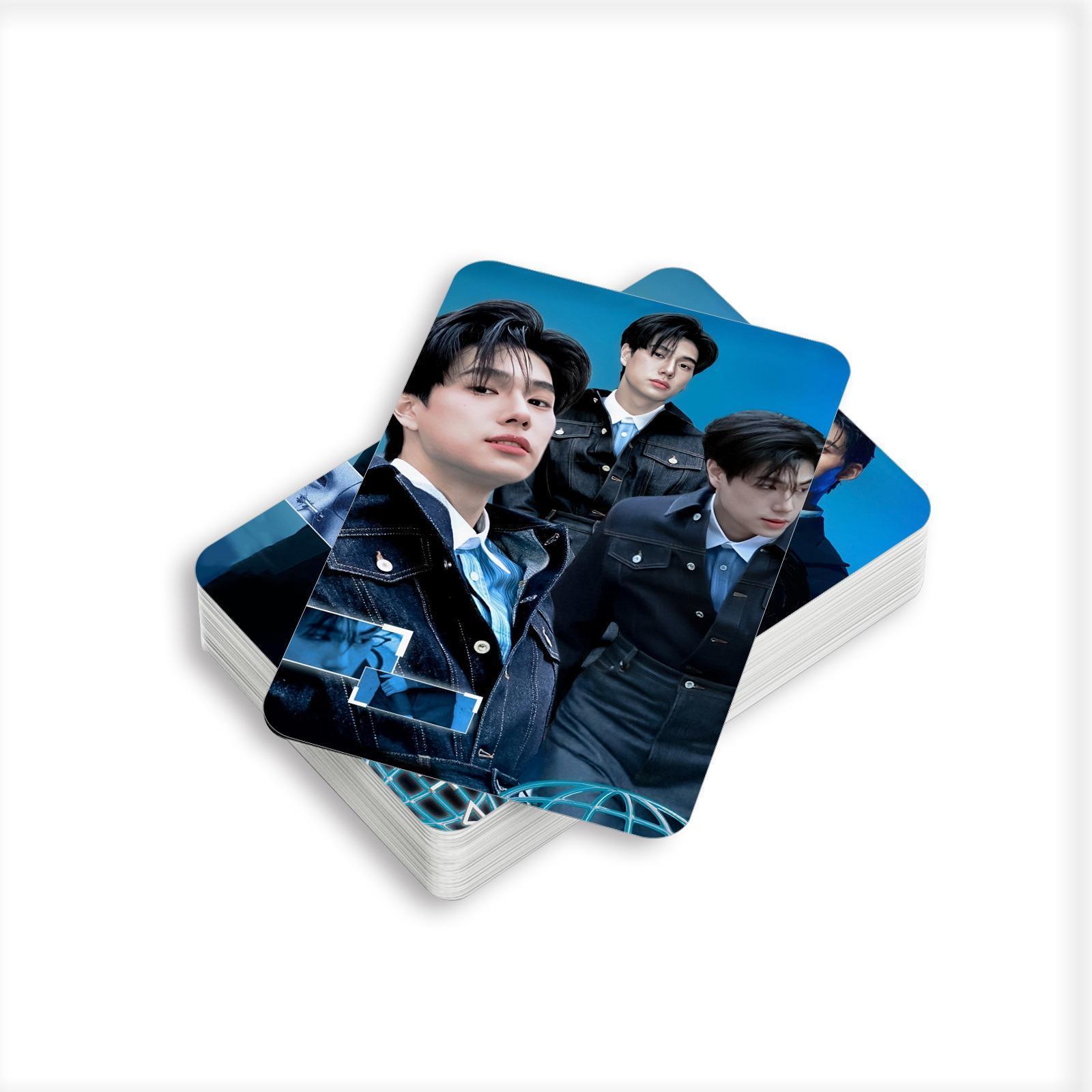 96 Pcs/Set Thailand Star PondPhuwin Laser Lomo Card Pond&Phuwin Characters  Photocard With Stickers Fans Collection cosplay gift