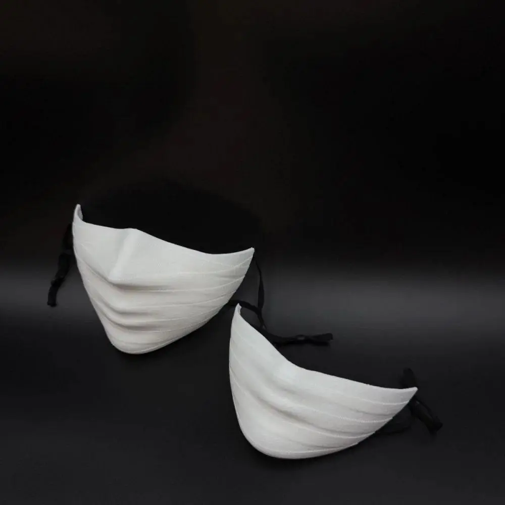 Anime Iguro Obanai Cosplay White Mask Adjustable Half-face Masks Adult Unisex Costume Accessory Party Prop