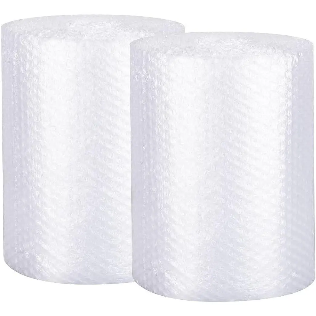 Bubble Cushioning Wrap Rolls 2-Pack, 12 Inch x 72 Feet 3/16" Air Bubble, Bubble Moving Wrap for Packing, Moving Supplies for Small Business