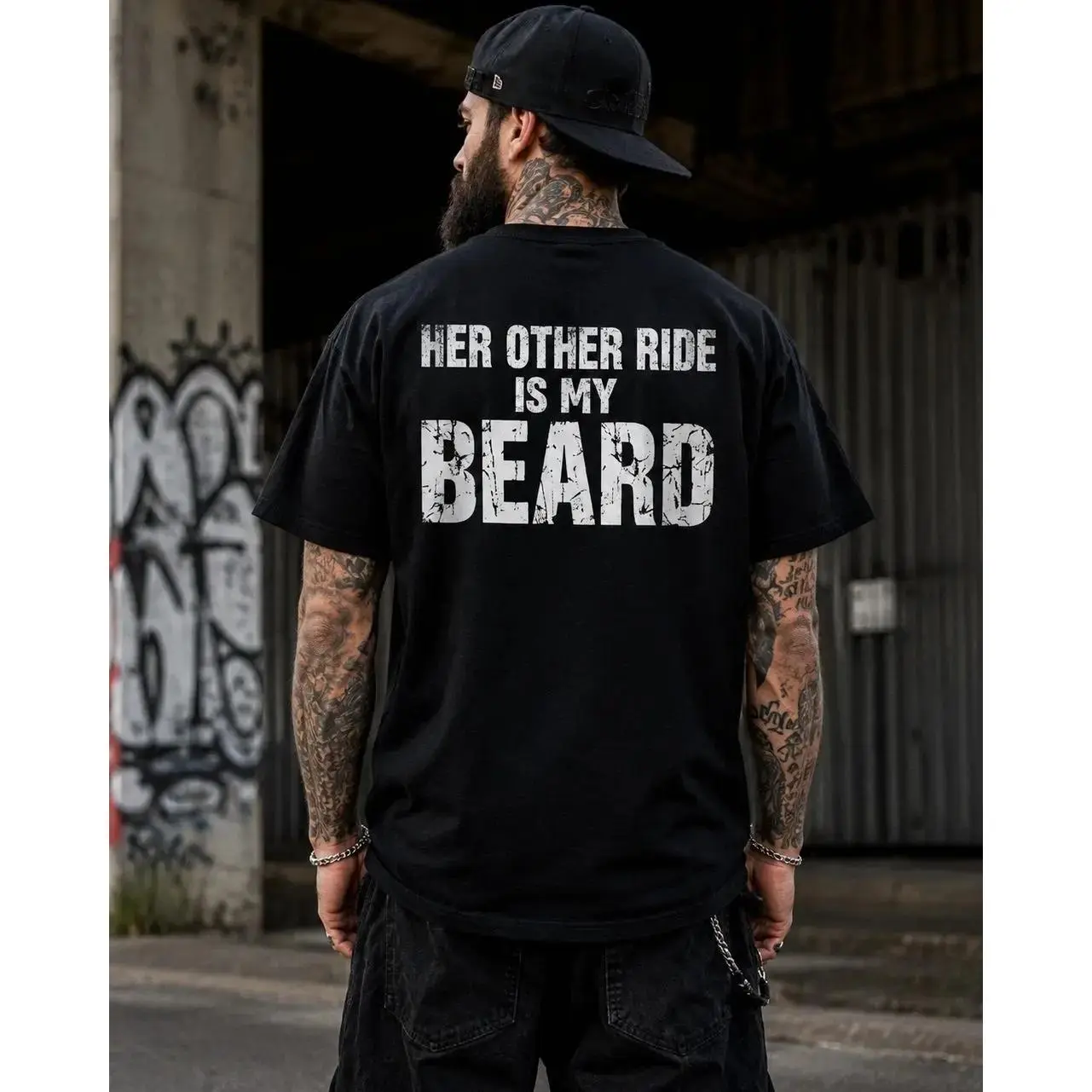 Her Other Ride Is My Beard T-Shirt