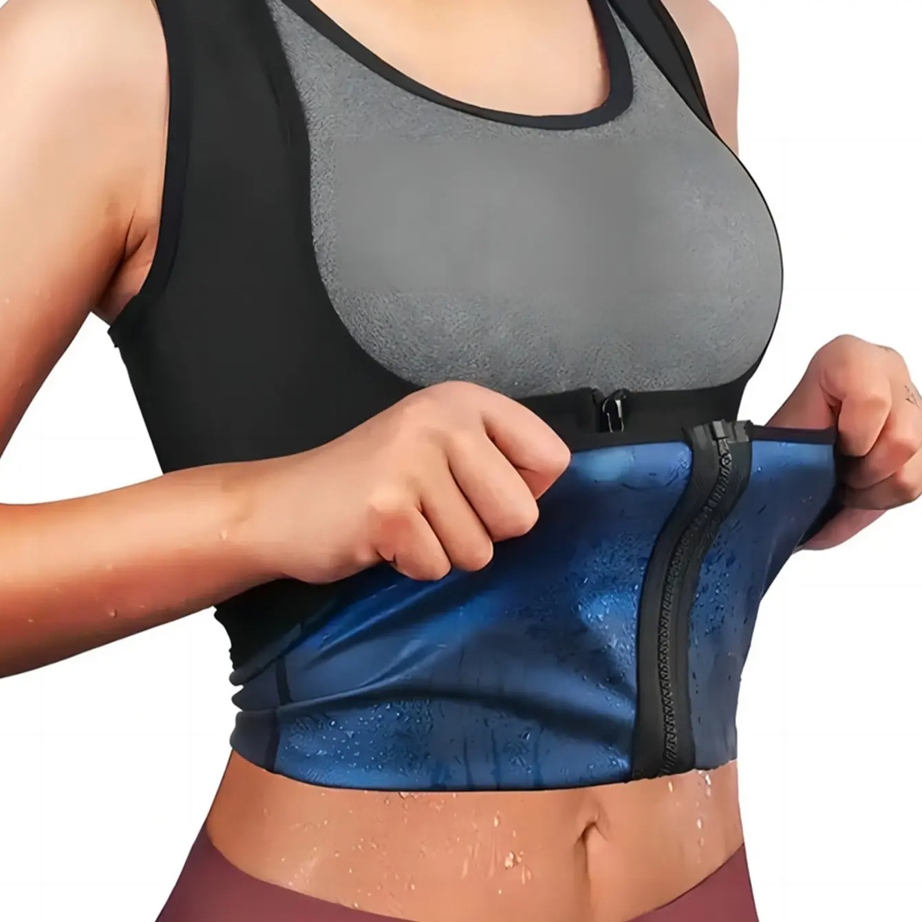 Outdoor Sports Sweatshirt for Aerobic Exercise, Insulated Design for Outdoor Activities, Ideal for Sweating During Workouts, Sweat Vest, Sleeveless Sports Vest, Sports Fitness Vest