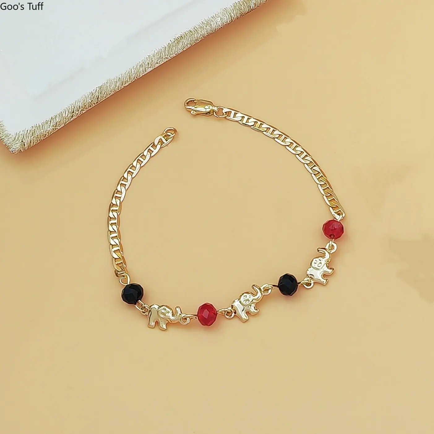 Bohemian Fortune‑Bead Elephant Beaded Bracelet for Women Light‑Luxury Vintage Unique Fashion Wrist Jewelry for Daily Wear Party Date Vacation Occasions