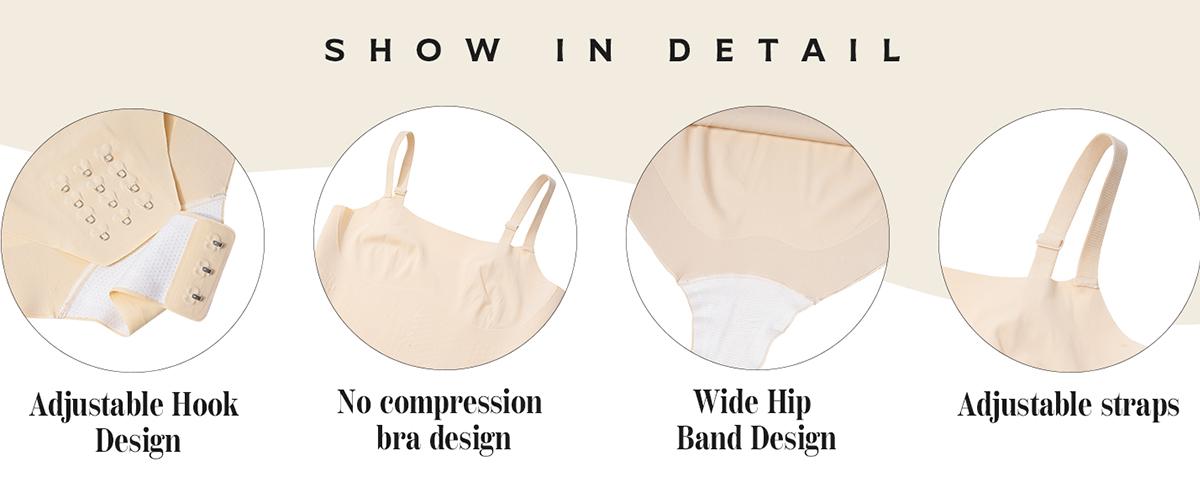 LEVAO Shapewear Bodysuits for Women Tummy Control Seamless Sleeveless Body Shaper Body Suit XS-XL SpringStatements