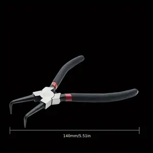 Heavy-Duty Steel Circlip Snap Ring Pliers Set of 4, Dual-Use Inner & Outer Spring Lock Pliers, Ideal for Mechanical Maintenance