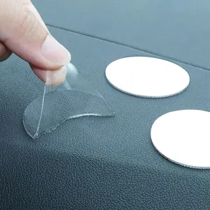 Clear Acrylic Double Sided Adhesive Nano Tape, High Temperature Resistant, Die Cut Circles, No Residue, High Viscosity (1.97 * 1.97inch)