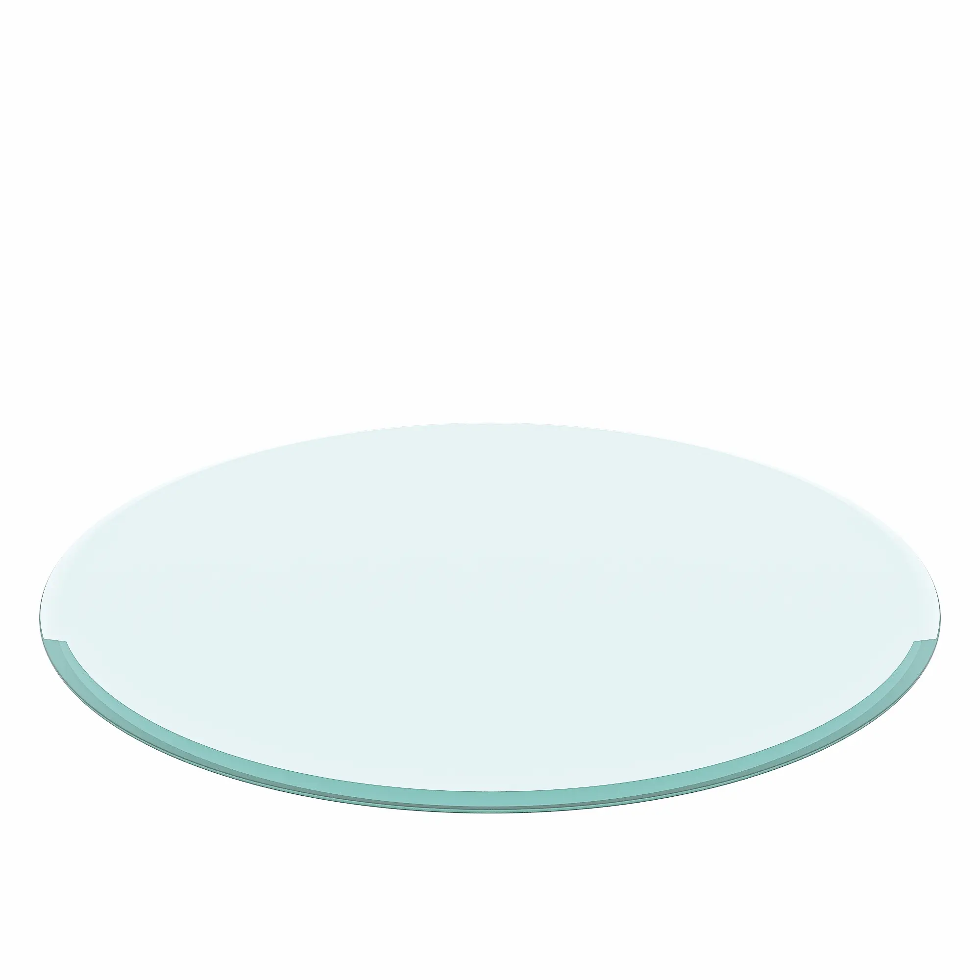 ARCH 36 Inch Round Tempered Glass Table Top Clear Glass 2/5 Inch Thick Beveled Polished Edge Coffee Table Replacement Glass Top for Living Room Dining Room Furniture, Living Room Table for Sofa Side, Bedroom, Office, Apartment and Home Decor