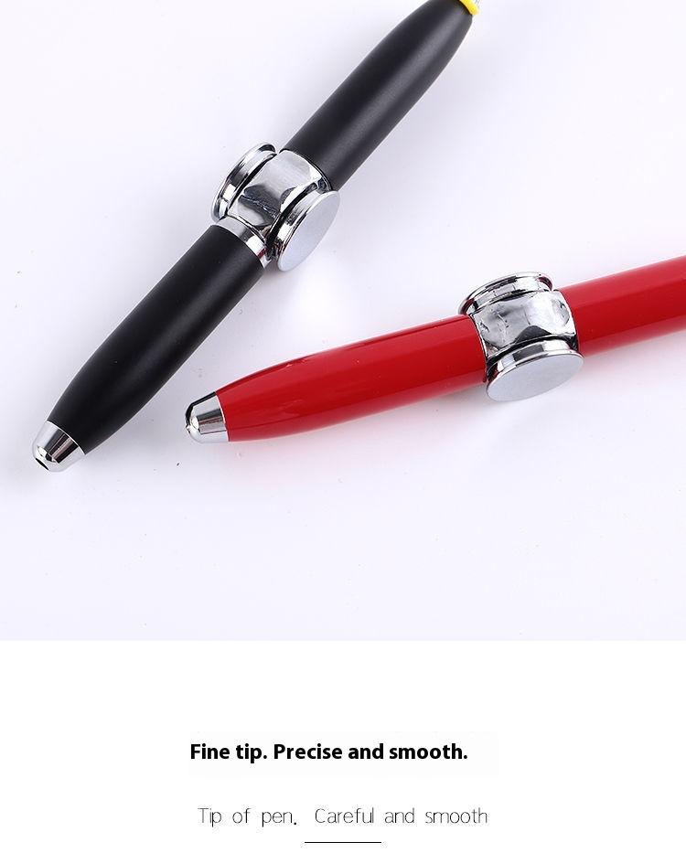 Fidget Spinner Pen Metal Ballpoint, Stress Relief Rotating Pen with LED Light, Creative Gift Pen for Students Office Writing Toys Fidget Spinner Pen Metal Ballpoint, Stress Relief Rotating Pen with LED Light, Creative Gift Pen for Students Office Writing Toys