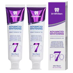 DrWhiten New 7-Pro Probiotics Purple Toothpaste, Mint Grape Flavor, Upgraded Purple Power Advanced Whitening Toothpaste Formula, Deep Enamel Repair, Fresh Breath, Daily Enamel Care Oral Intensive