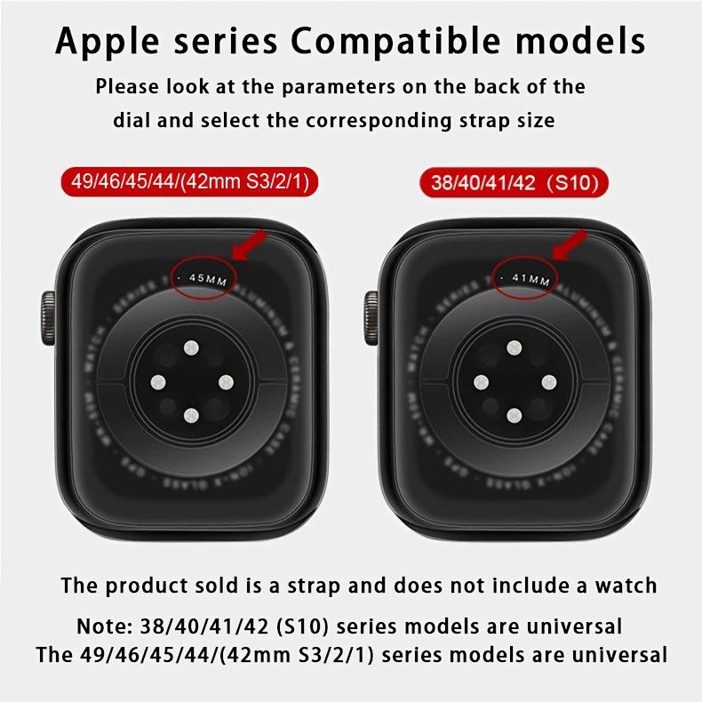 4-Pack Lace Engraved Rose Apple Watch Bands – Slim Lightweight Sport Strap 38–49mm (Series 1–10, SE, Ultra / Ultra 2), Women