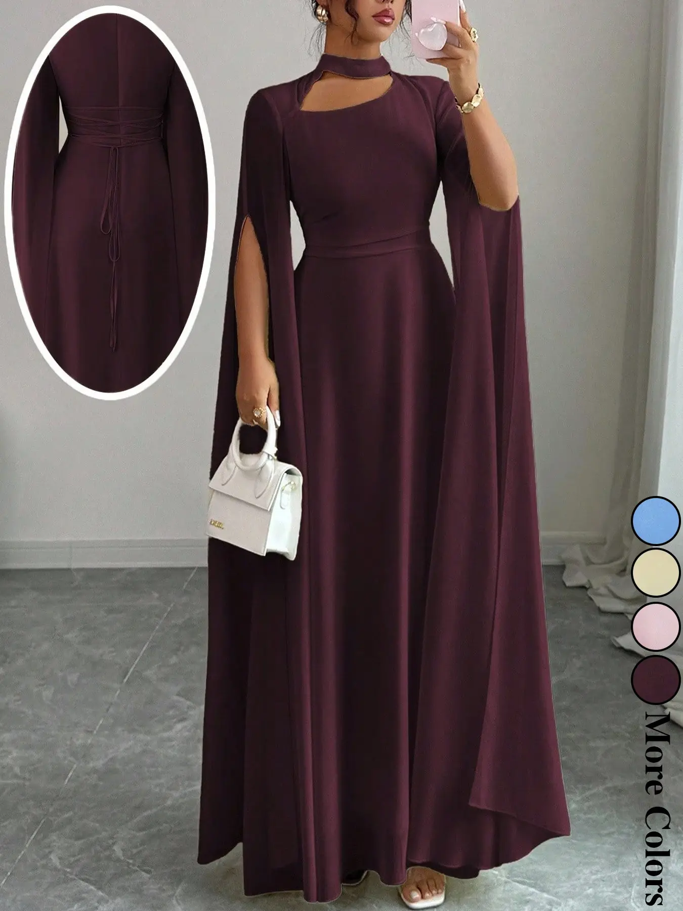Women's Elegant Long Sleeve Dress, Perfect for Parties and Casual Wear, Chic Design Ideal for Various Occasions