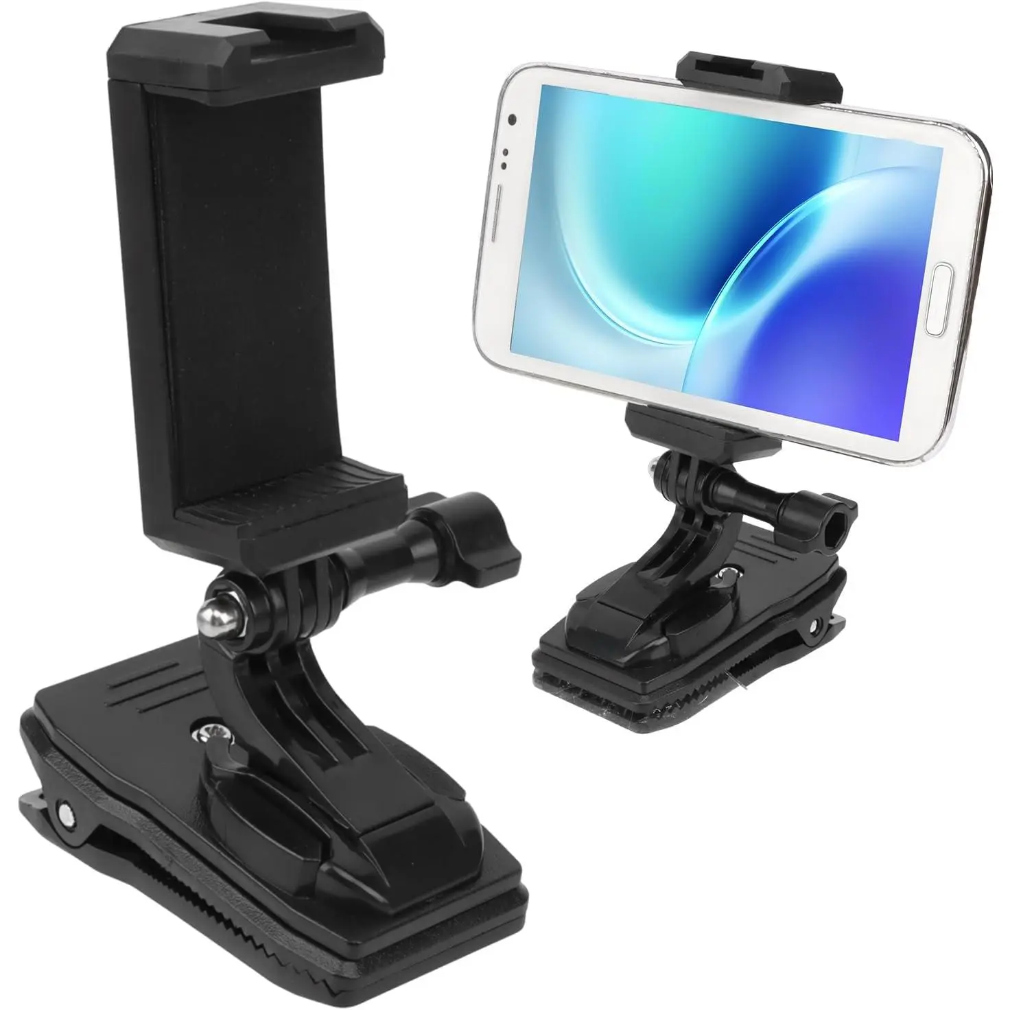 Backpack Strap Mount for Action Camera, 360° Rotating Camera Backpack Clip