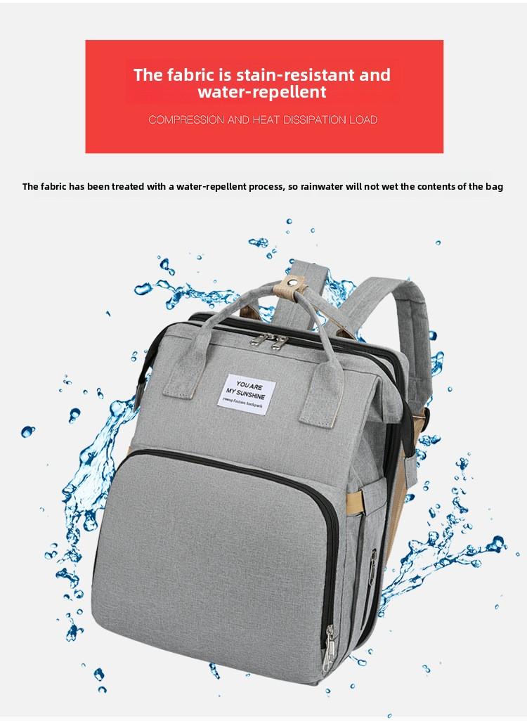 New portable folding bed sports outdoor backpack, lightweight large-capacity sports bag, multi-purpose backpack