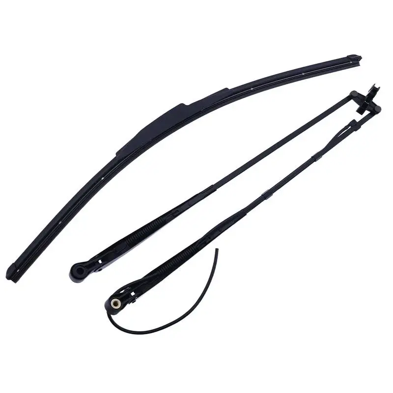 FridayParts Rubber Blade Wiper Arm Kit with Wipes Glass Function, Part Numbers 47778552-47405956, for New Holland Compact Track & Skid Steer Loader, Compact Arm