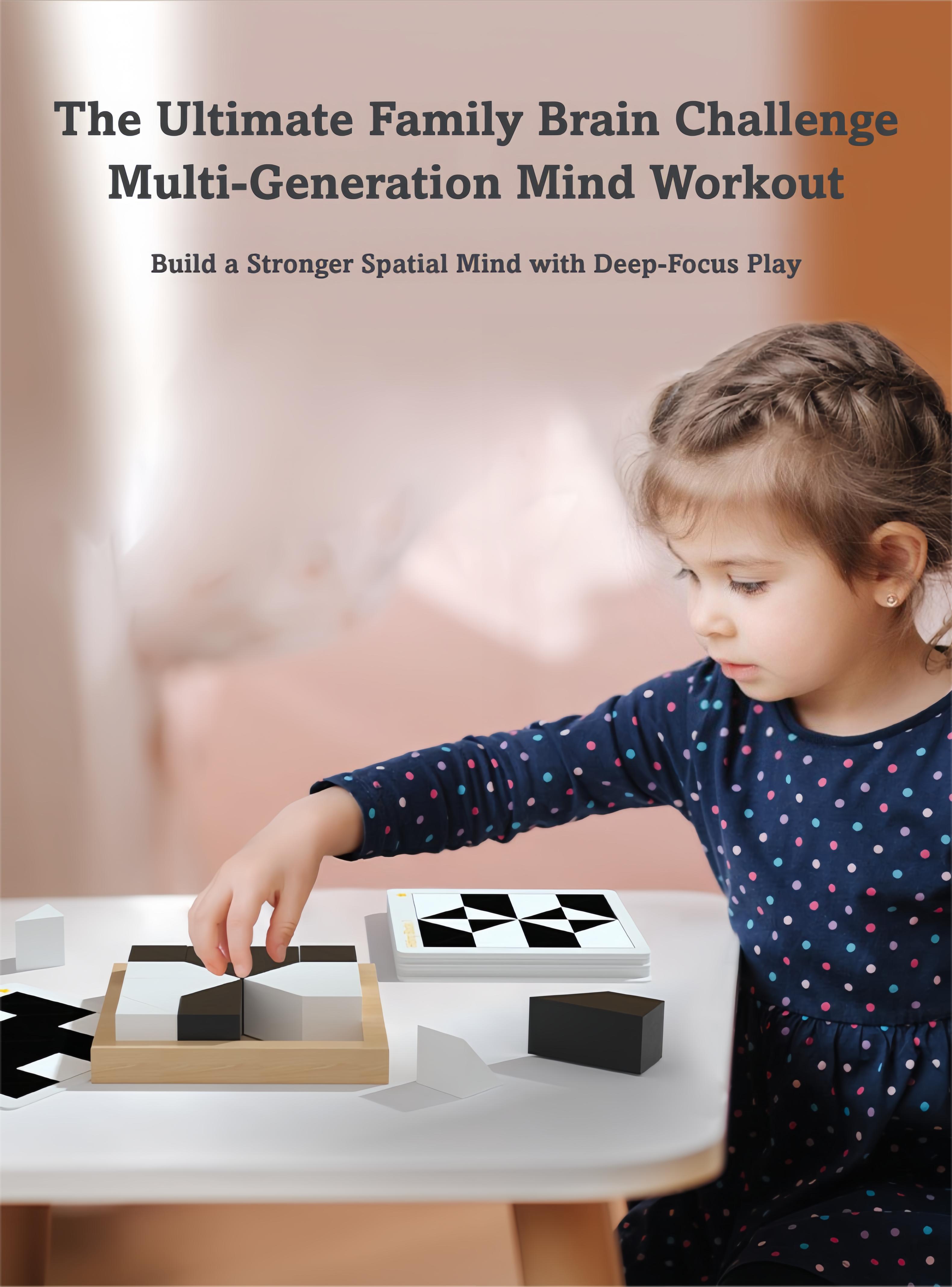 Hidden Blocks Brain Builder - The STEM Puzzle Gift That Builds 3D Thinking Logic & Problem Solving |   Made with Safe Water Based Beech Wood |   Endless Creative Play for All Ages as the Perfect Educational Gift