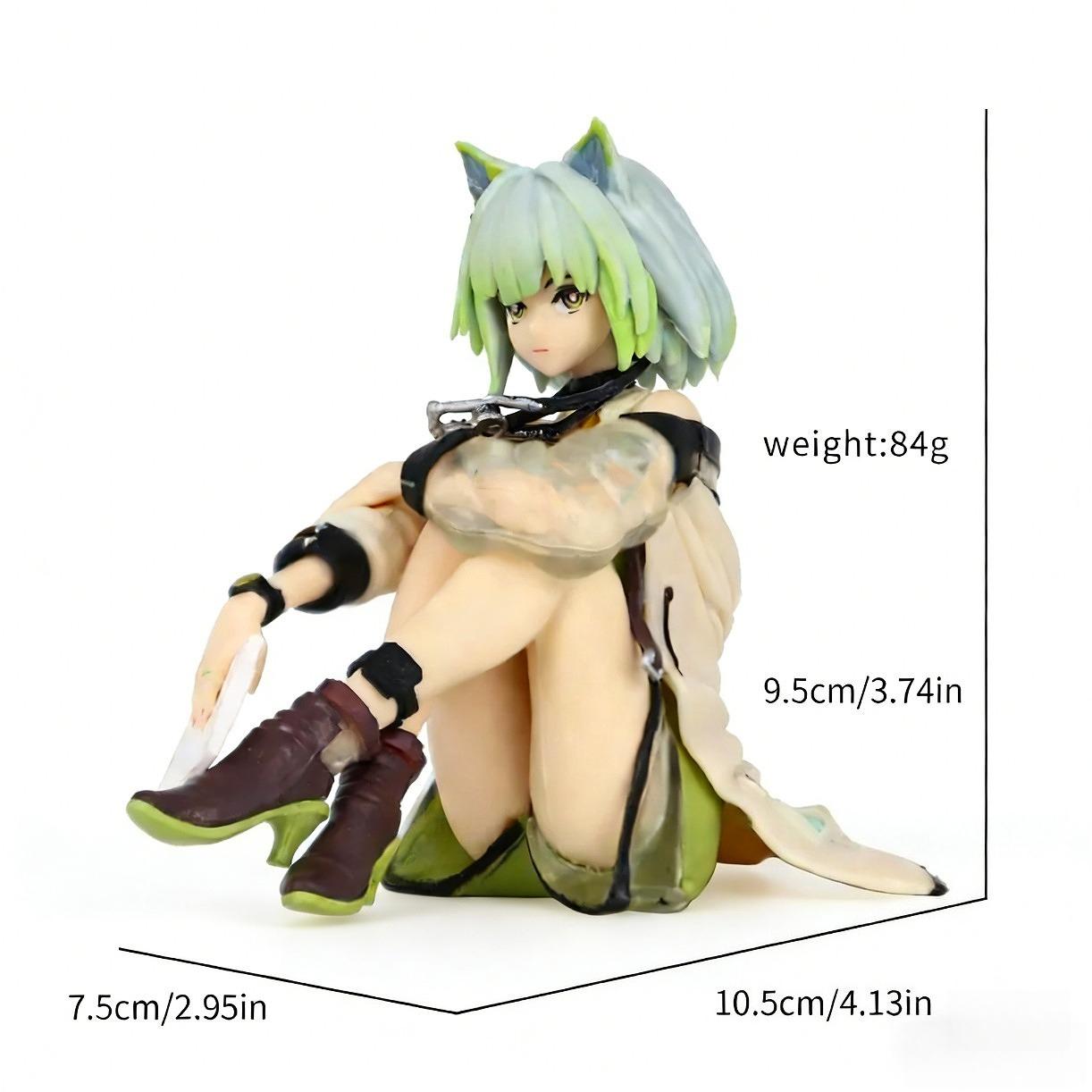 Arknights Kal'tsit Pvc Figure Cute Anime Girl Action Model Toy Stress Relief Collectible Birthday Gift Soft Adorable Sensory Play Fun For Kids Adults Home Decor