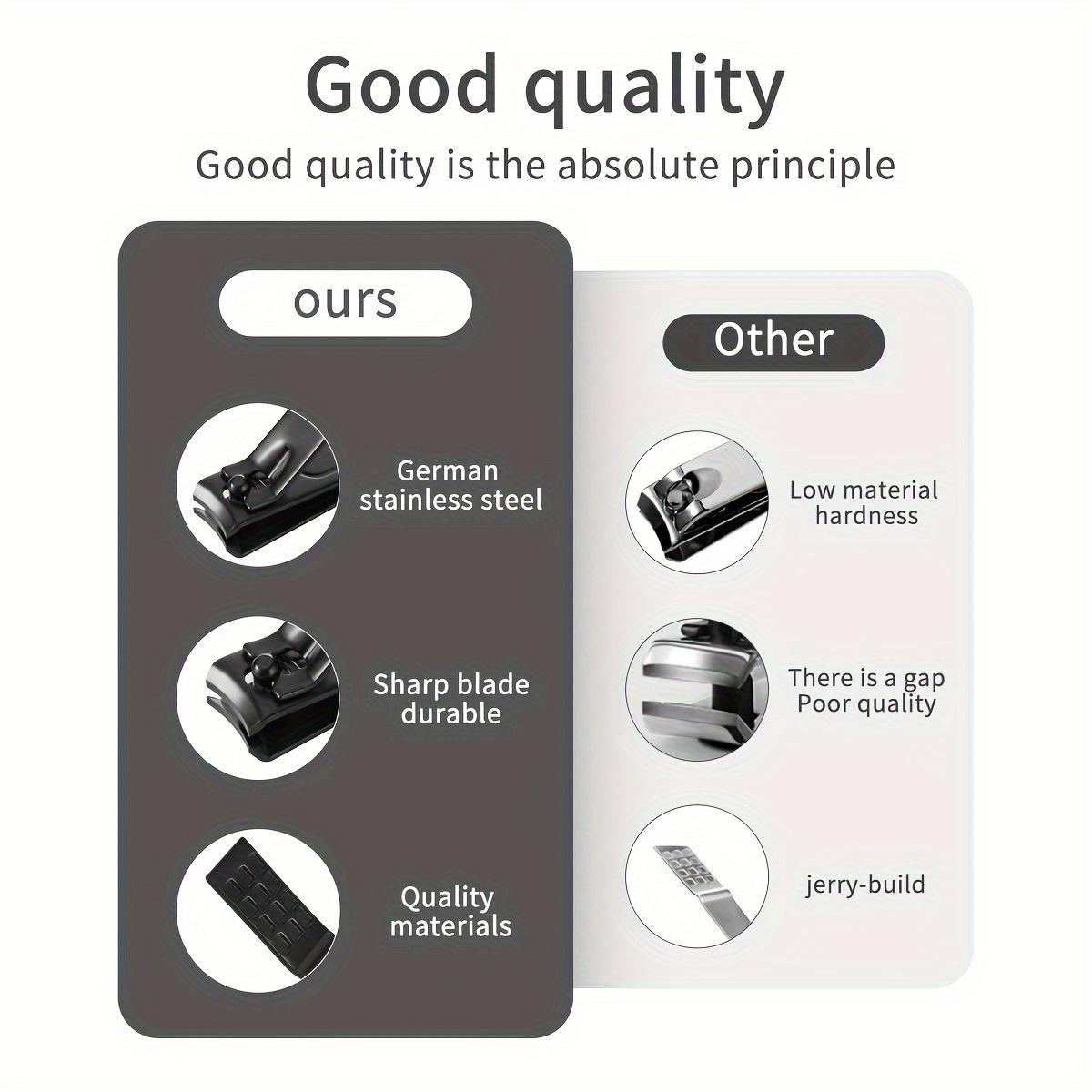 Portable Nail Clipper Set with Storage Case, Portable Nail Clipper Set, Travel Nail Clipper Kit, Manicure Tools Grooming Kit, Nail Care Kit, Nail Art