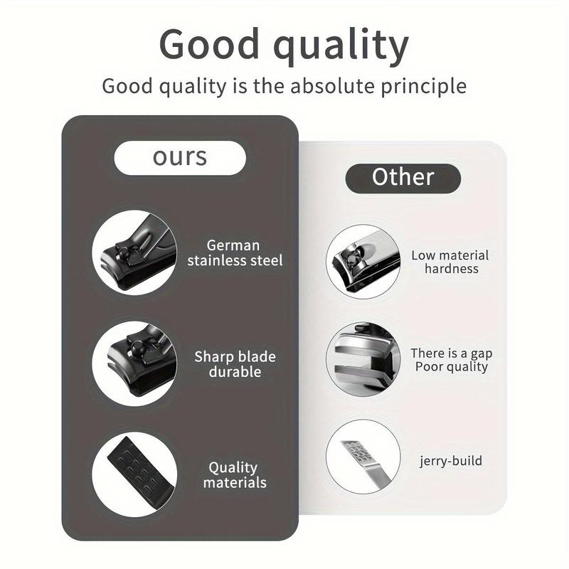 Portable Nail Clipper Set with Storage Case, Portable Nail Clipper Set, Travel Nail Clipper Kit, Manicure Tools Grooming Kit, Nail Care Kit, Nail Art