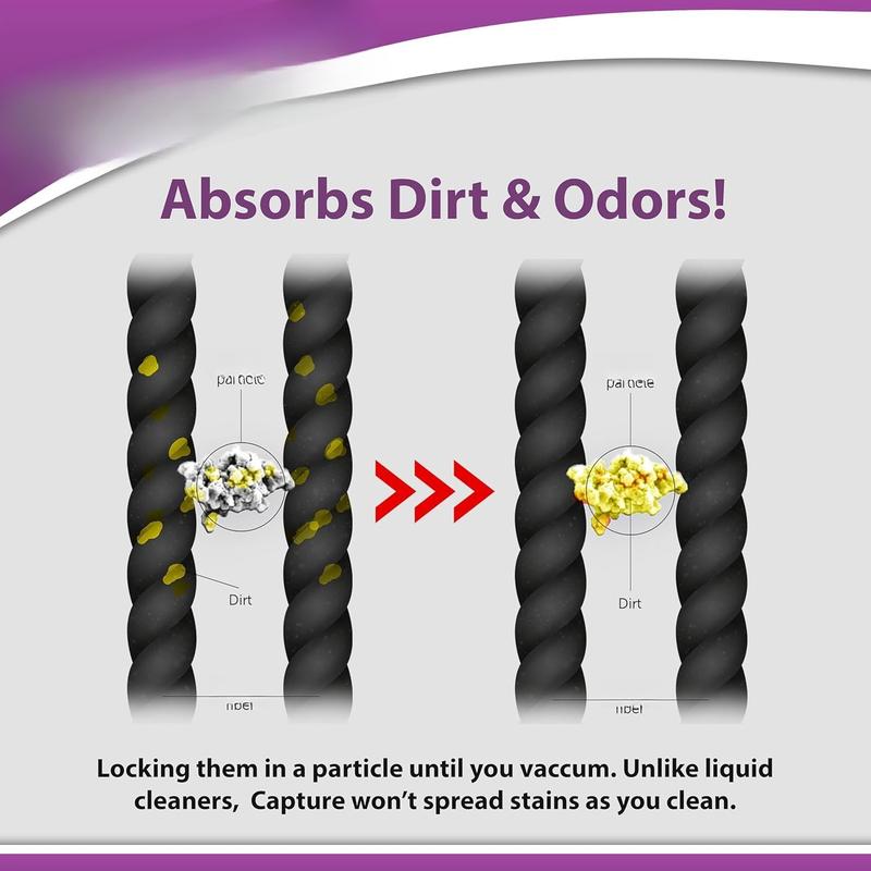 Carpet & Rug Dry Cleaner w/Resealable lid - , , Dogs & Cats Pet Carpet Cleaner Solution - Strength Odor Eliminator, Stains Spot Remover, Non Liquid & No Harsh  (4 Pound)