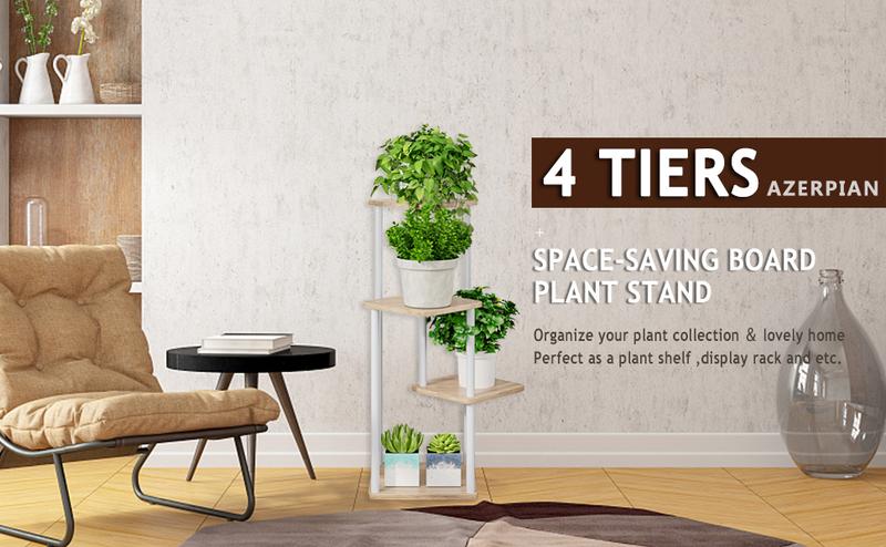 Simple and Easy to Assemble Plant Stand Indoor Plant Stand Multiple Stands for Garden Terrace Corner Balcony Living Room Deals For You Days Outdoor Planters White Taper Planter