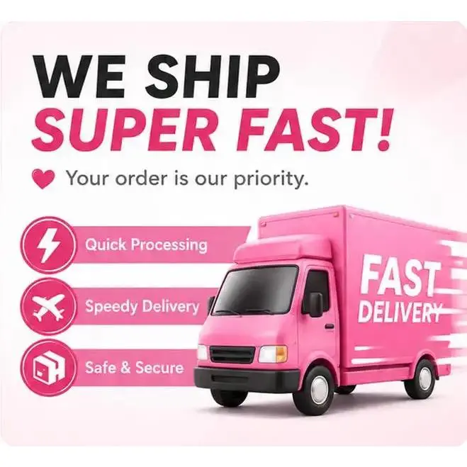 Fast Shipping Service Guarantee – Quick Order Processing, Secure Protective Packaging & Reliable Delivery Support