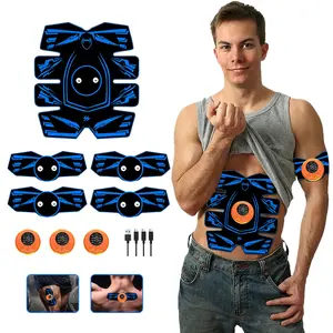 Abdominal Muscle Gym Abdominal Workout Hot Sale 4 Multi-Part Workout Stickers Stim Tool Multiple Modes Available