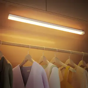 3pcs LED Motion Sensor Under Cabinet Lights, Wireless Night Light, Rechargeable Magnetic, USB Powered, Ideal for Cabinets & Kitchens