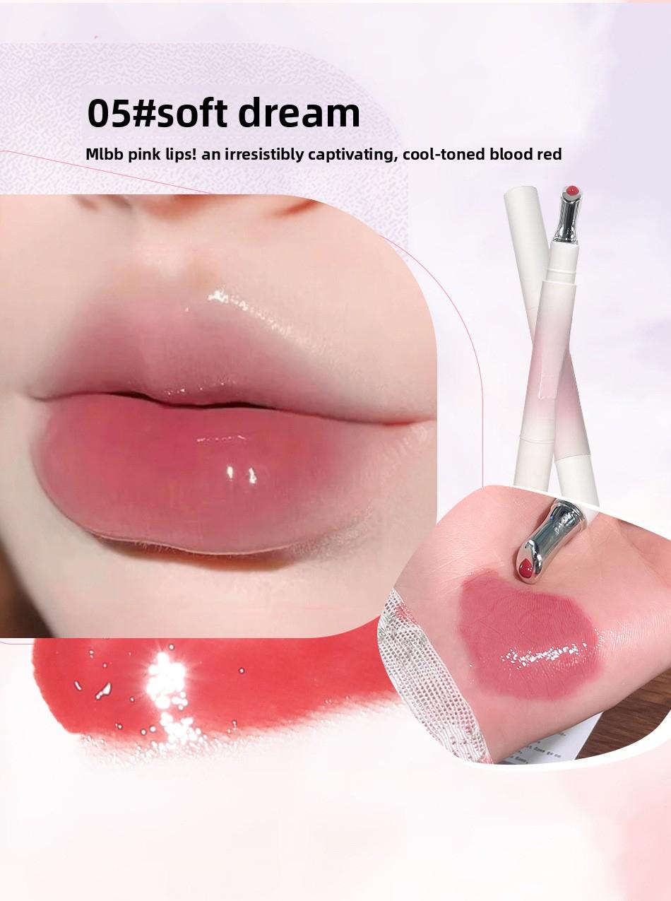 armosu Moisturizing Lip Gloss for Plump Lips, Non-Fading, Non-Drying, Nude Color, Brightening, Moisturizing, Hydrating, Mirror-Finish Lip Glaze