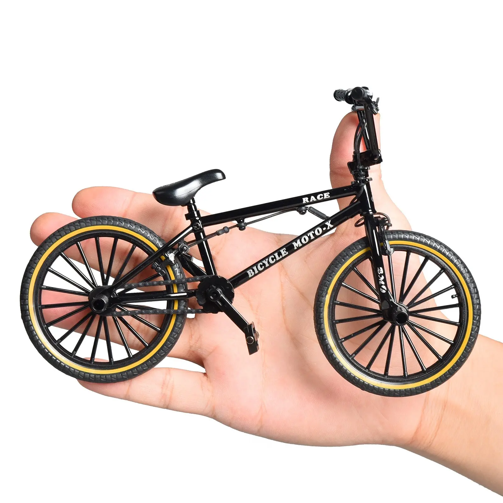 New Alloy Bicycle Model, Miniature Models, Realistic Mountain Bike, Road Bike, Desk Decor, Desktop Decoration Ornament, Collectible Mini Bike, Office & Home Decoration, Christmas Gift
