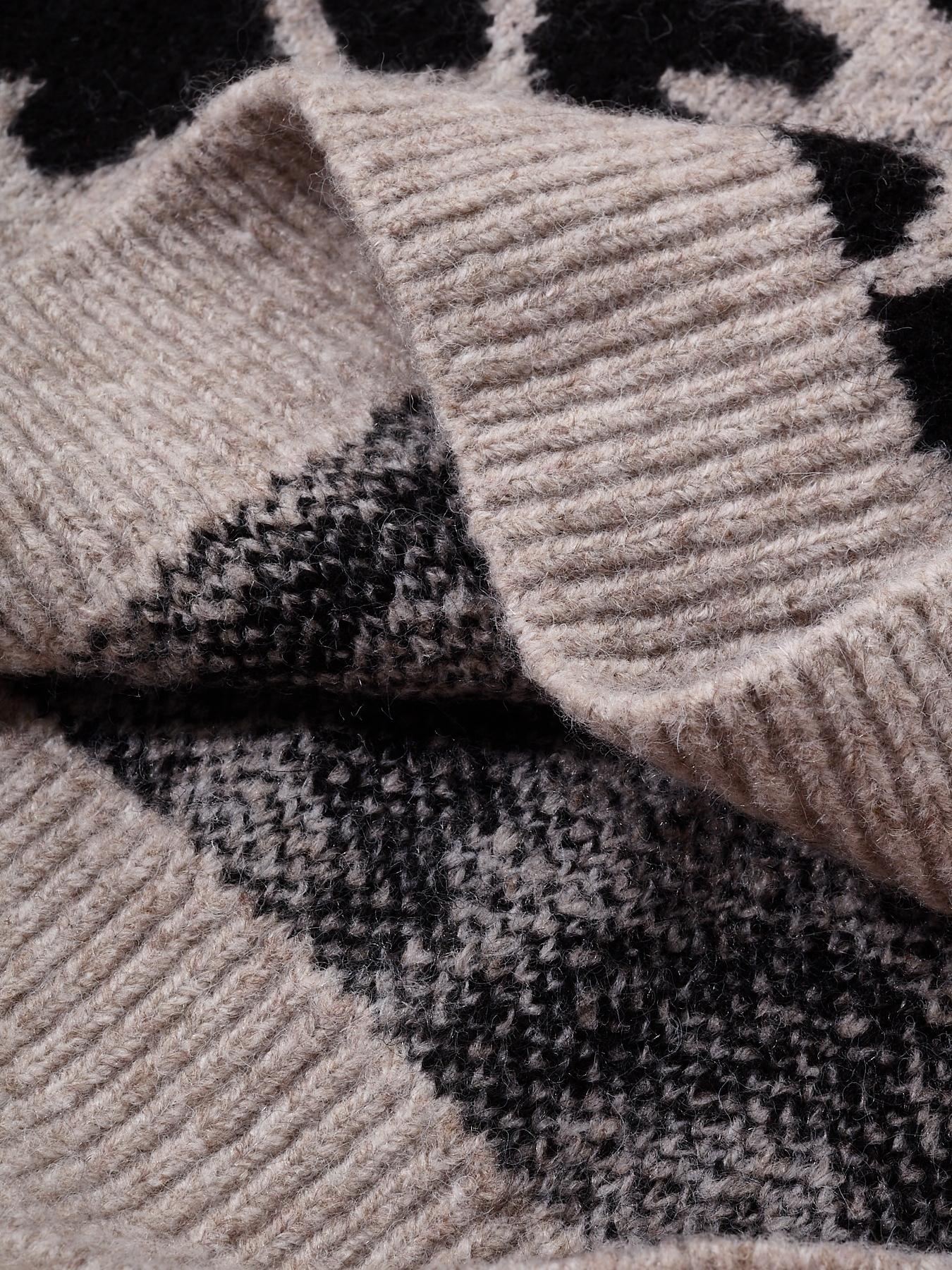 Women's Leopard Print Sweater Pullover, Casual Long Sleeve Jumper for Fall & Winter, Fashion Ladies' Knitwear for Daily Wear