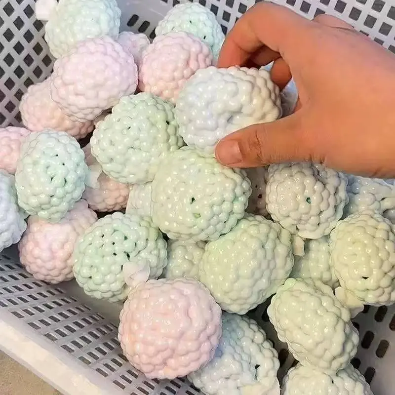 Anxiety Relief Macaron Color Soft Gel Stress Ball, Healing Pressure Release Toy, Desktop Relaxation Tool for Students and Adults