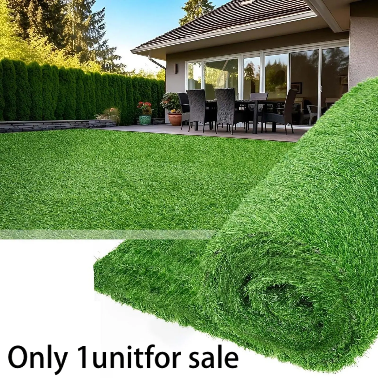 Artificial Grass Carpet, Plastic Lawn Mat, Interlocking Rug, Roof Installation, Landscape Greening, Durable Synthetic Turf, Easy Maintenance, Versatile Use