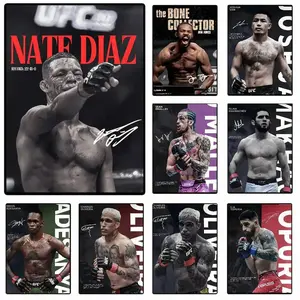 Famous Boxing Legends: Fighting Poster Art, Canvas, Movie, and Game Prints and Paintings—Wall Art for Living Room Decor
