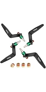 Pneumatic tool hook,1/4"NPT and 360° Rotatable L Air Rafter Hooks are Lightweight,Quick and Easy to Install for Air Blow Guns,Pneumatic Nail Guns,with Brass Joints,1-Piece