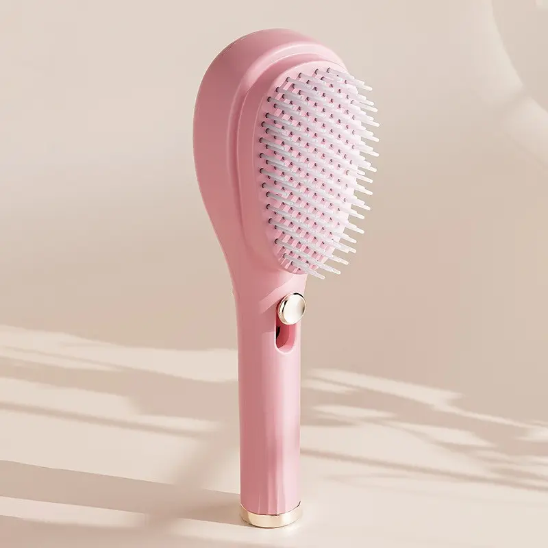 Stretch Magic Comb Upgrade Version, Anti-Static Home Use, One-Touch Cleaning, Fluffy Scalp Cleanser, Press Massage Comb, Compact, Portable, Hair Care