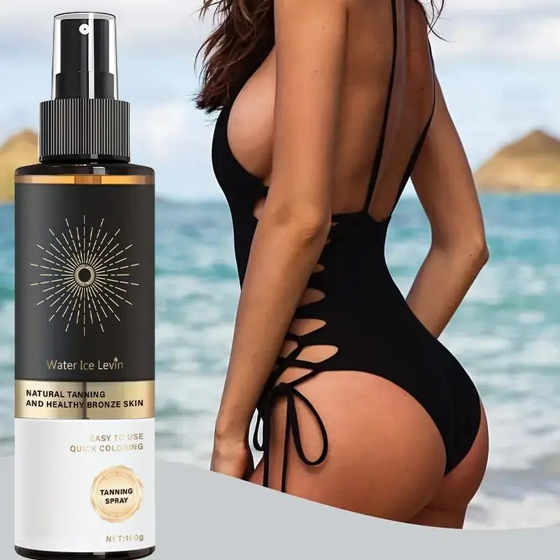 Natural Glow Sunless Tanning Spray, Long Lasting Sunless Tanning Spray, Moisturizing Body Care Product for Beach & Summer Glow
