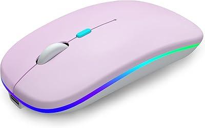 Bluetooth Mouse for MacBook/Laptop/Notebook/pc/iPad/Chromebook, Wireless Mouse forMacBook air/Pro (White)