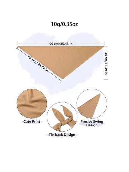 1pc Bohemian Solid Color Triangular Headband, Boho Style Scarf, Photo Prop & Sun Protection Bandanas Head Bandana Hair Scarf